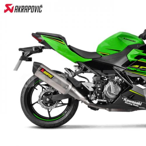 【送料無料】AKRAPOVIC/アクラポヴィッチ カワサキ Ninja 250 Ninja 400 スリップオン ヘキサゴナル  チタン【S-K4SO5-HRT】