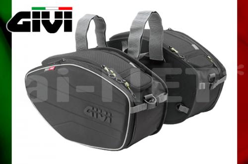 【送料無料】【GIVI[ジビ]】 EA101B 可変式サイドバッグEASY 最大容量30L 【94356】