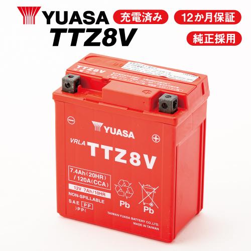 バッテリー　YUASA　YTZ8V（CRF250L新車外し）