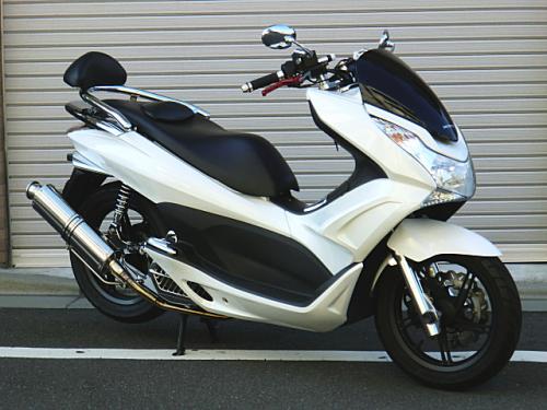 バイクpcx125 バックレスト　jf28 56 タンデム